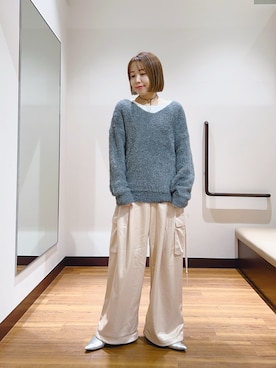 fujimonさん（レディース・159cm）の冬コーディネート