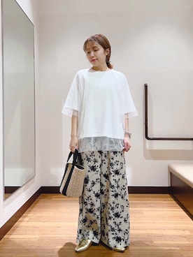 「やや暑い」｜fujimonさん（レディース・159cm）の夏コーディネート