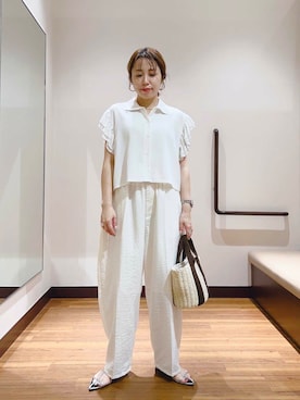 「イエベ」｜fujimonさん（レディース・159cm）の夏コーディネート