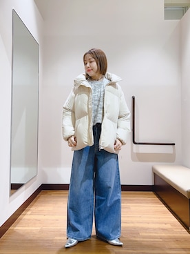 fujimonさん（レディース・159cm）の冬コーディネート