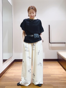 「刺繍」｜fujimonさん（レディース・159cm）の春コーディネート