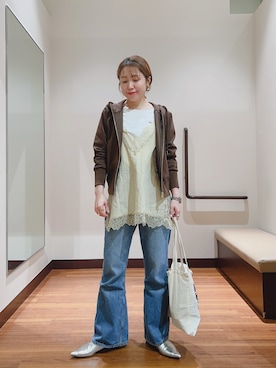 fujimonさん（レディース・159cm）の冬コーディネート