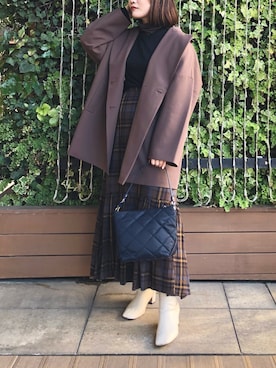 tomomiさん（レディース・155cm）の秋コーディネート