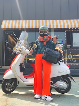 「travel」｜「アイテム（シューズ）」を使った、Cinth🇰🇷さん（レディース・167cm）の夏コーディネート