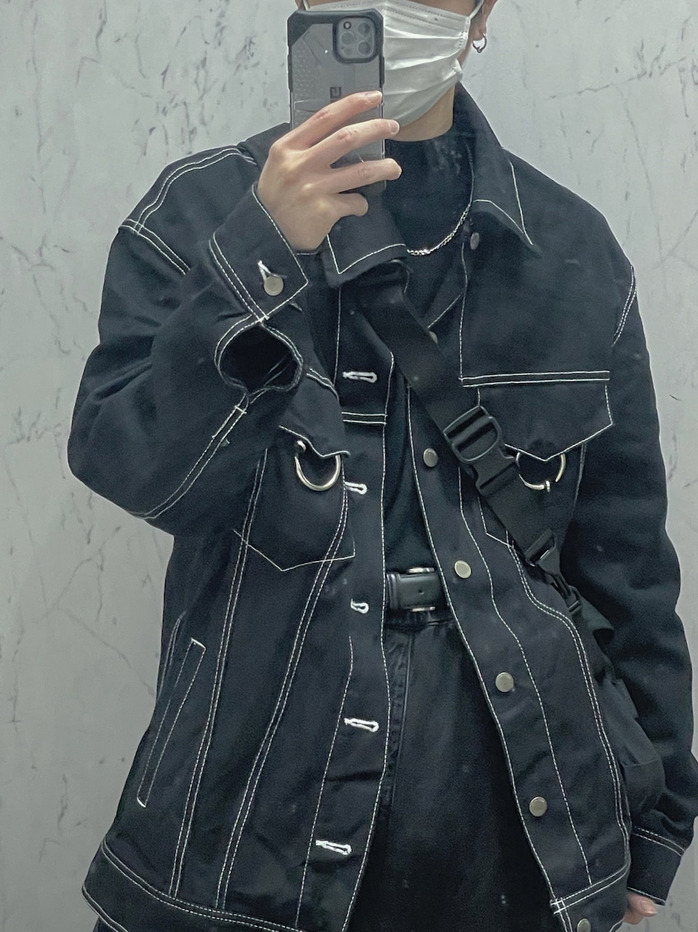 AMBUSH グレー デニムジャケット courreges(クレージュ) デニムジャケット 323DBL112DE00099071