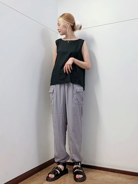 フナバシミズキさん（レディース・169cm）の夏コーディネート