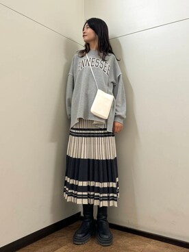 フナバシミズキさん(レディース・169cm)の秋コーディネート