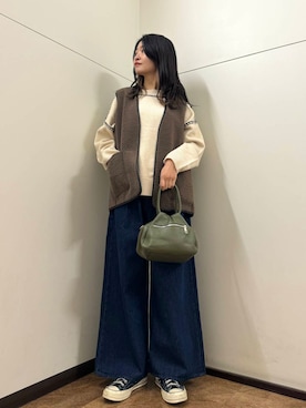 フナバシミズキさん（レディース・169cm）の冬コーディネート
