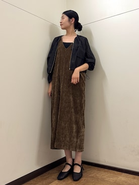 「高身長女子」｜フナバシミズキさん（レディース・169cm）の秋コーディネート