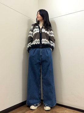 フナバシミズキさん（レディース・169cm）の冬コーディネート