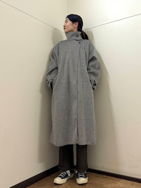 「秋服」｜「アイテム（その他アウター）」を使った、フナバシミズキさん（レディース・169cm）の秋コーディネート