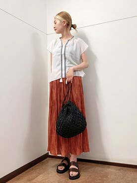 フナバシミズキさん(レディース・169cm)の夏コーディネート