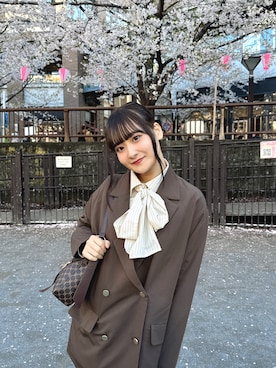 「GRL（グレイル）のアイテム（ワンピース/ドレス）」を使った、まいかるさん（レディース・148cm）の春コーディネート