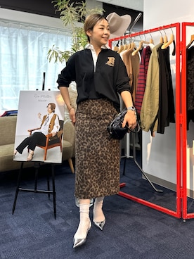 「ラガーシャツ」｜nol mayumiiさん（レディース・160cm）の秋コーディネート