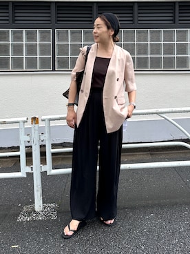 「NOLLEY’S Sophi（ノーリーズソフィ）のアイテム」を使った、nol mayumiiさん（レディース・160cm）の夏コーディネート