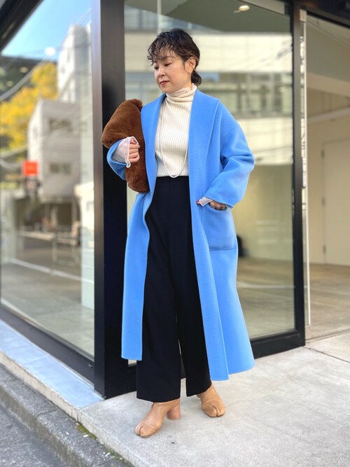 NOLLEY'S Sophi アウター リバーショールカラーロングコート