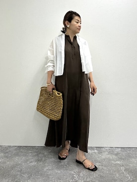 「NOLLEY’S Sophi（ノーリーズソフィ）のアイテム」を使った、nol mayumiiさん（レディース・160cm）の夏コーディネート