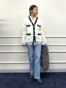 「アイテム（タイツ/ストッキング）」を使った、nol mayumiiさん（レディース・160cm）の冬コーディネート