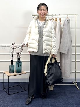 「大人リラックス」｜nol mayumiiさん（レディース・160cm）の冬コーディネート