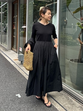 「NOLLEY’S（ノーリーズ）のアイテム（ジャケット/アウター）」を使った、nol mayumiiさん（レディース・160cm）の夏コーディネート
