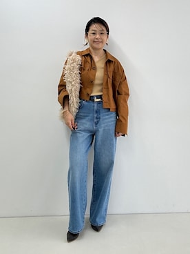 「アイテム（ブルゾン）」を使った、nol mayumiiさん（レディース・160cm）の夏コーディネート