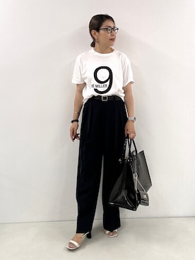 「NOLLEY’S Sophi（ノーリーズソフィ）のアイテム」を使った、nol mayumiiさん（レディース・160cm）の夏コーディネート
