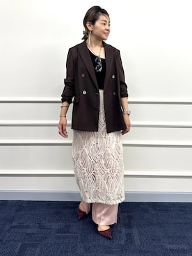 「アイテム（ピアス（両耳用））」を使った、nol mayumiiさん（レディース・160cm）の夏コーディネート