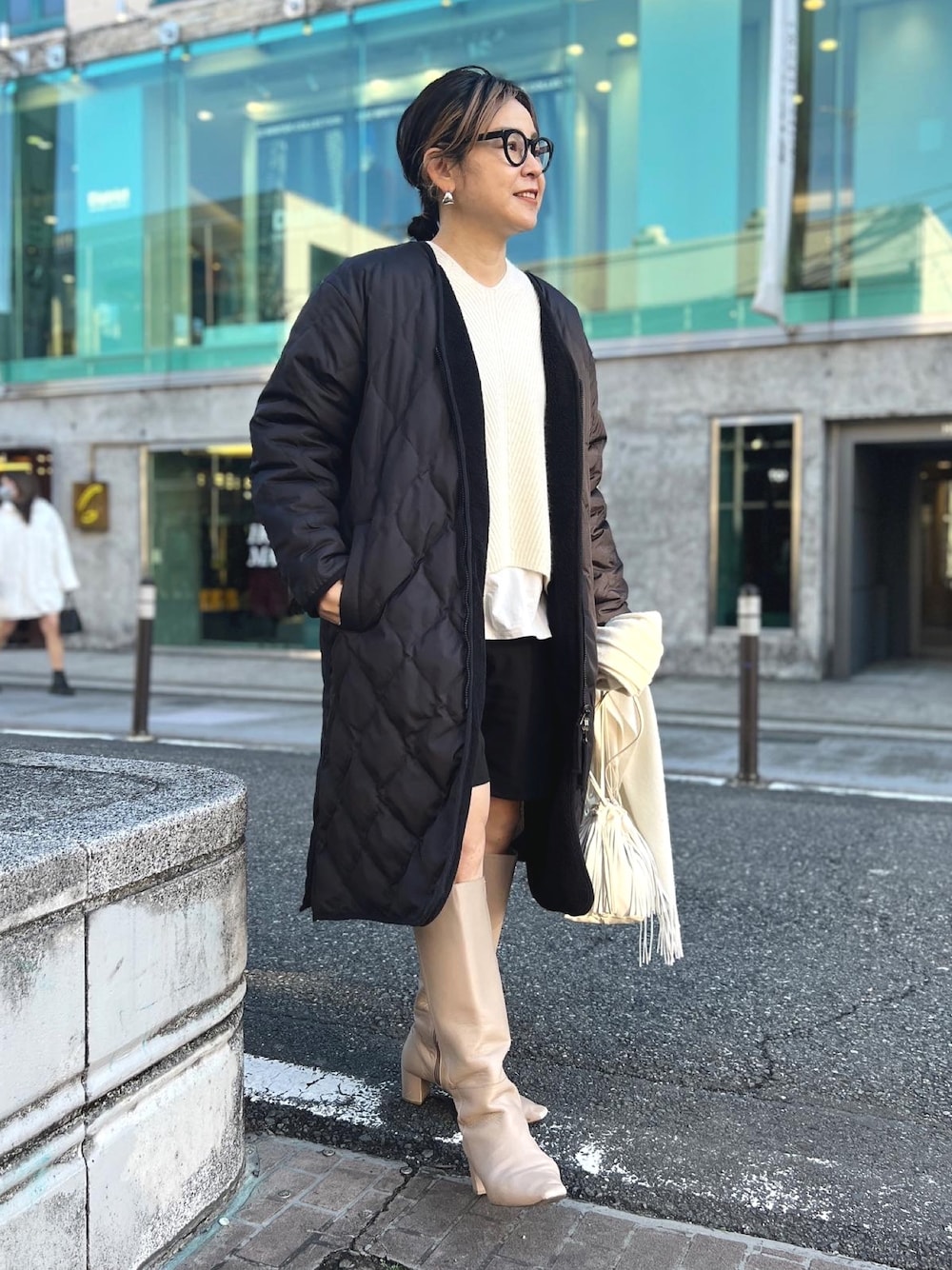 ノーリーズ　ウールカシミヤムジストール NOLLEY'S（ノーリーズ）の「カシミヤムジストール（ストール