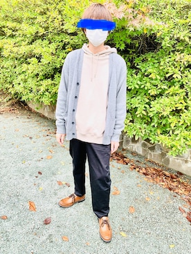 「アイテム（パーカー）」を使った、chaa(ちゃー)さん（メンズ・170cm・20代）の秋コーディネート