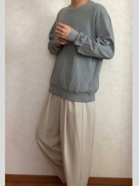 「LAKOLE（ラコレ）のアイテム（Tシャツ/カットソー）」を使った、はいせ/haiseさん（メンズ・176cm）の秋コーディネート