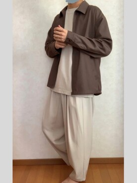「KUUUPY」｜「アイテム（ブルゾン）」を使った、はいせ/haiseさん（メンズ・176cm）の秋コーディネート