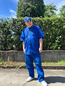 「アイテム（シューズ）」を使った、ゆうさん（メンズ・166cm）の夏コーディネート