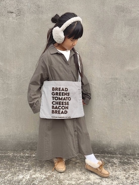 「アイテム（ショルダーバッグ）」を使った、KANOさん（キッズ・100cm）の秋コーディネート