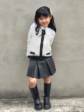 「6歳」｜KANOさん（キッズ・110cm）の春コーディネート