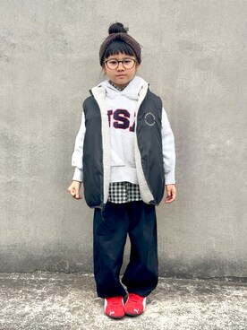 KANOさん（キッズ・100cm）の冬コーディネート