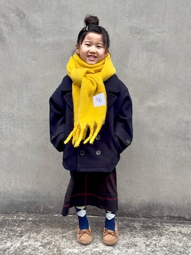 「CIAOPANIC TYPY（チャオパニックティピー）のアイテム」を使った、KANOさん（キッズ・100cm）の冬コーディネート
