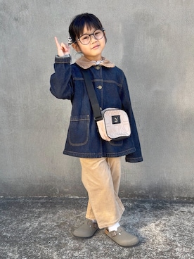 「アイテム（ジャケット/アウター）」を使った、KANOさん（キッズ・100cm）の冬コーディネート