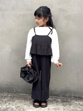 「Dr. Martens（ドクターマーチン）のアイテム」を使った、KANOさん（キッズ・110cm）の春コーディネート
