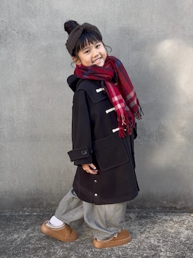 「アイテム（ジャケット/アウター）」を使った、KANOさん（キッズ・100cm）の秋コーディネート
