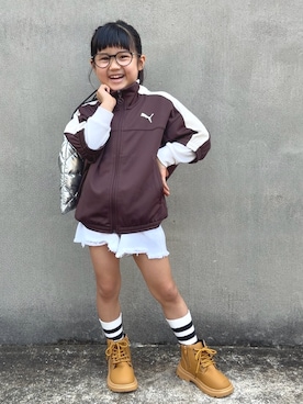 「CITEN（シテン）のアイテム」を使った、KANOさん（キッズ・110cm）の春コーディネート