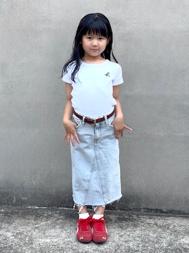「ZARA KIDSのアイテム」を使った、KANOさん（キッズ・110cm）の夏コーディネート