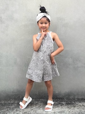 「ZARA KIDSのアイテム」を使った、KANOさん（キッズ・110cm）の夏コーディネート