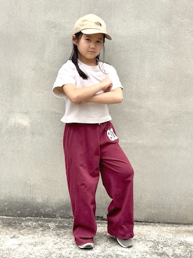 「ZARA KIDSのアイテム」を使った、KANOさん（キッズ・110cm）の夏コーディネート