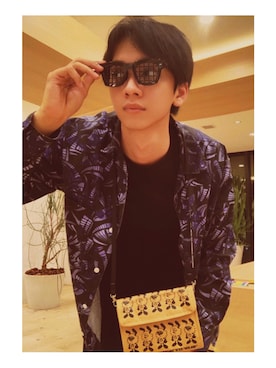 「JINS（ジンズ）のアイテム（バッグ）」を使った、tothemaxさん（メンズ・179cm）の夏コーディネート