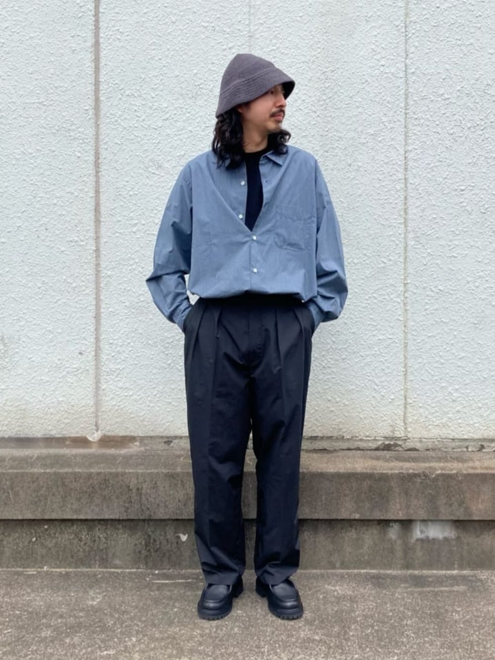 Steven Alan＞ ベリーマエックス ツープリーツ ドレス トラウザーズ