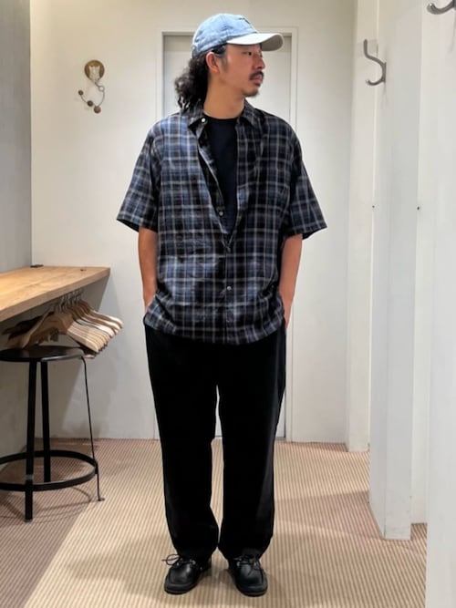 STEVEN ALAN（スティーブンアラン） シャツ 半袖 マドラスチェック