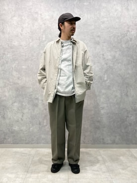 「Steven Alan（スティーブンアラン）のアイテム（帽子）」を使った、Yutaro Horiさん（メンズ・177cm）の冬コーディネート