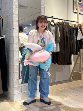 「骨格ストレート」｜「アイテム（サンダル）」を使った、ユウカさん（レディース・154cm・20代）の夏コーディネート