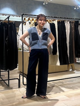 「アイテム（トップス）」を使った、ユウカさん（レディース・154cm・20代）の夏コーディネート