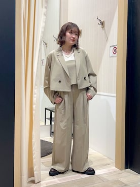 「低身長_LEPSIM」｜ユウカさん（レディース・154cm）の冬コーディネート
